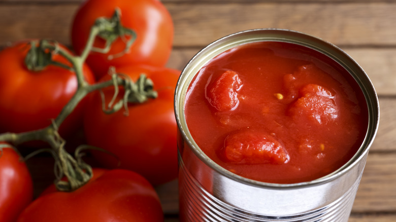 Canned tomatoes