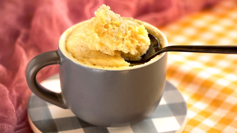 Vanilla mug cake