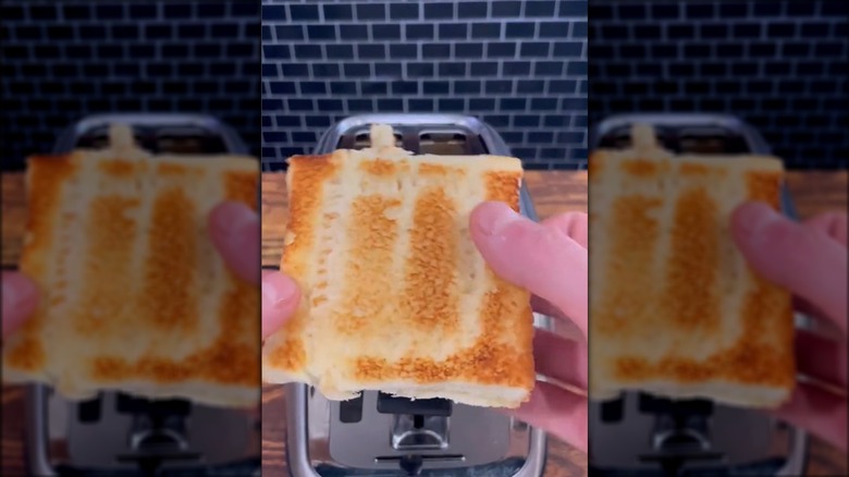 Toaster cheese sandwich