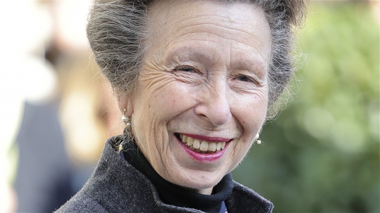 Princess Anne smiles