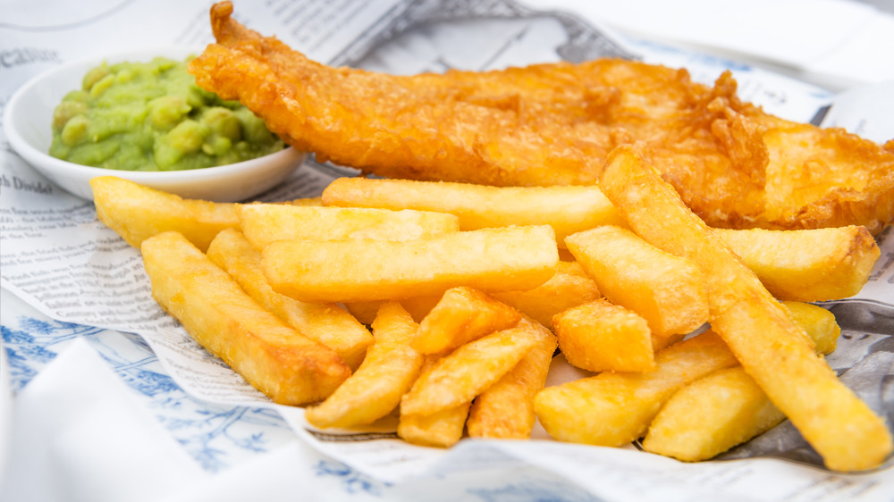 British fish and chips