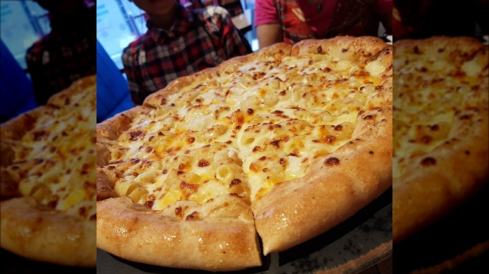 Pizza Hut's Mac N Cheese Pizza