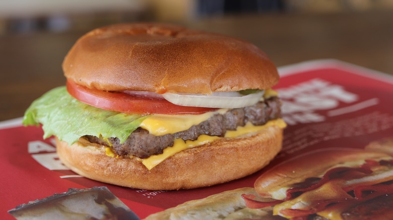 Wendy's Dave's single burger