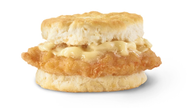 chicken biscuit sandwich from Wendy's