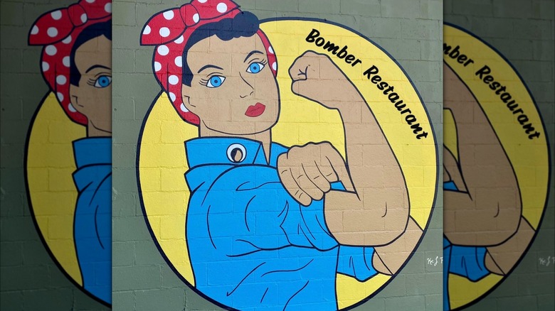 Rosie the Riveter mural