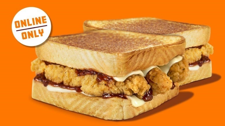 Whataburger Honey BBQ Chicken Strip Sandwich