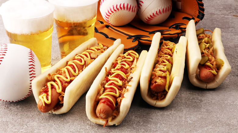 Baseballs, beers, and hot dogs