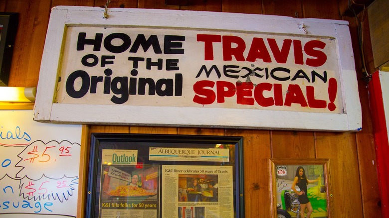 Travis Mexican special sign 