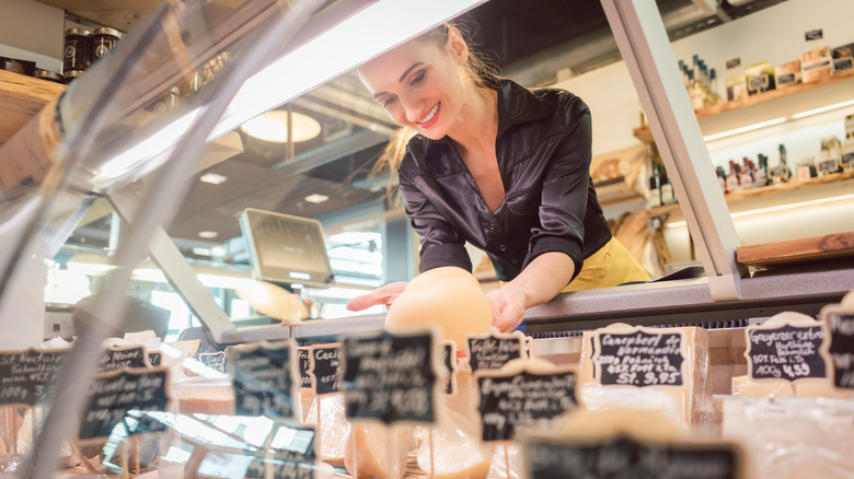 Women at deli