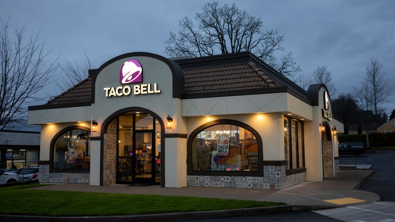 Taco Bell at night