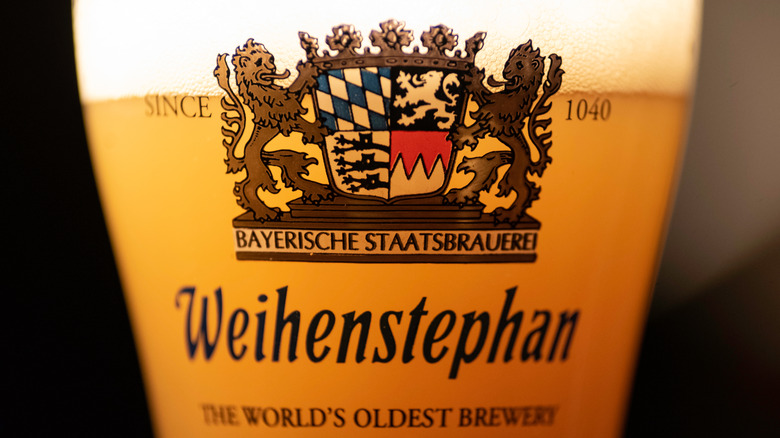 pint of Weihenstephan beer