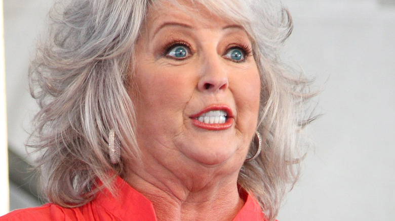 Paula Deen with surprised expression