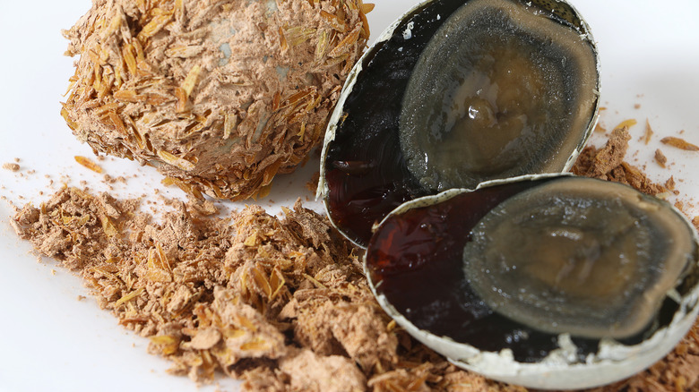 A preserved fermented egg