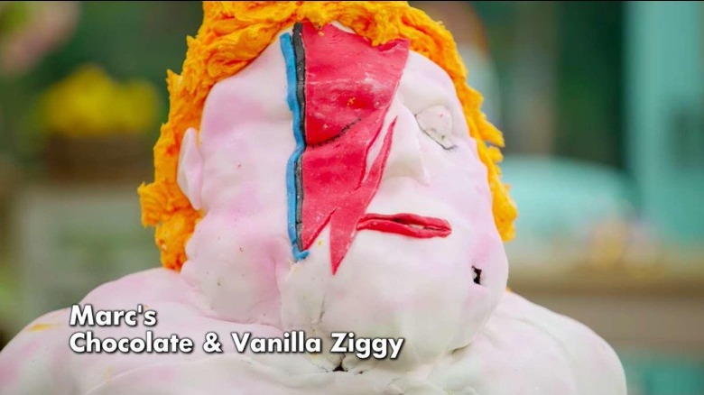 David Bowie cake from GBBO