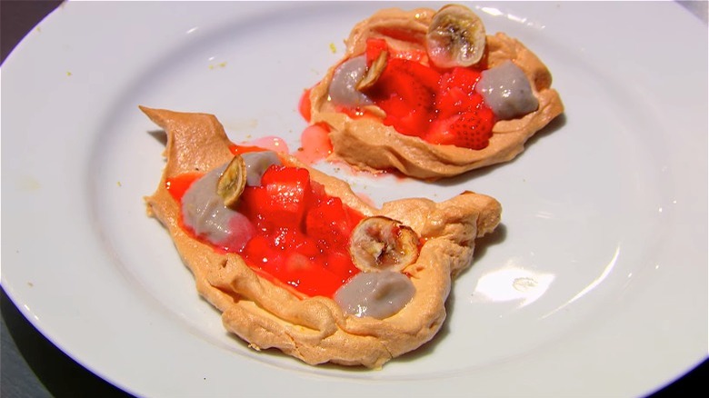 Banana dessert seen on "MasterChef" 