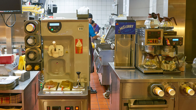 Ice cream machine at McDonald's