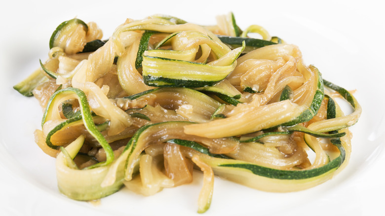 Caramelized zucchini