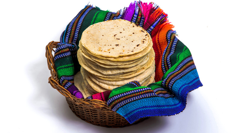 handmade corn tortillas 