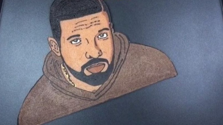 Pancake art of Drake