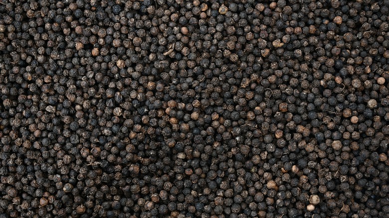 Black peppercorns 