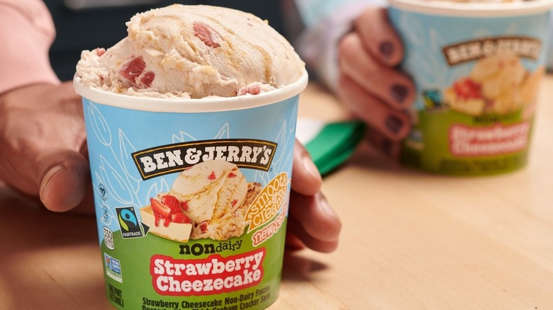 Ben & Jerry's non-dairy Strawberry Cheezecake