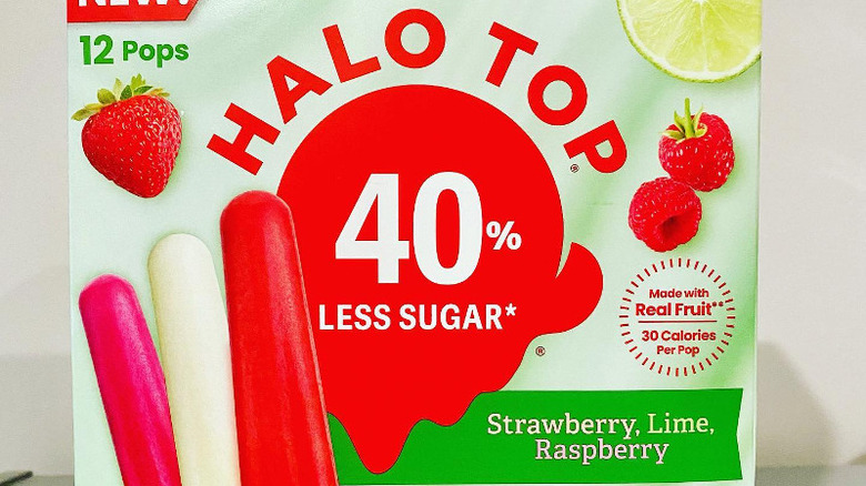 Halo Top Strawberry, Lime, Raspberry Fruit Pop