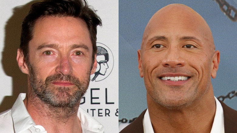 Hugh Jackman and Dwayne Johnson