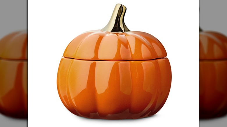 Huntington Home Ceramic Pumpkin Candle