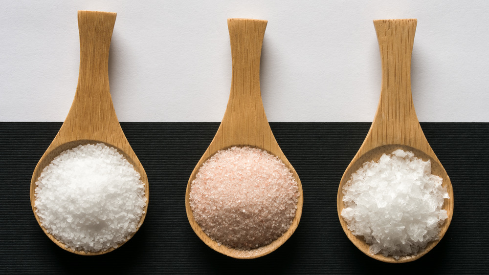 Different types of salt