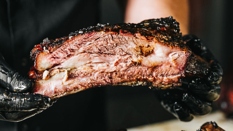 brisket at Lockhart Smokehouse 