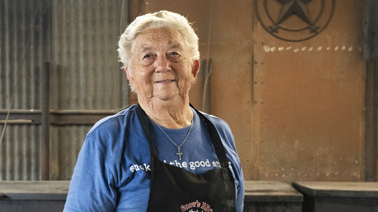 Snow's BBQ pitmaster Tootsie Tomanetz