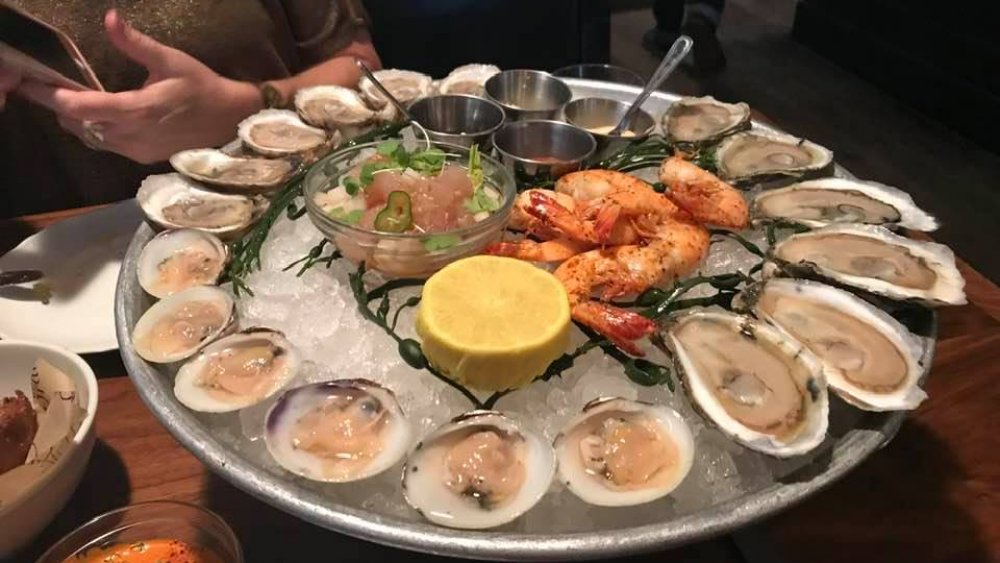 Seafood platter