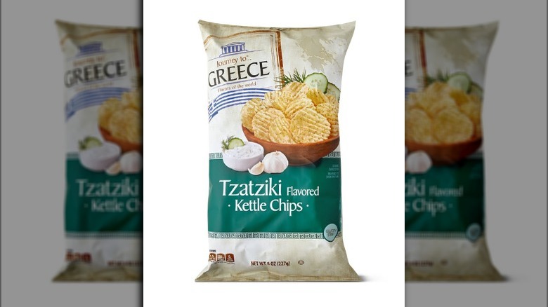 Rosemary & Feta and Tzatziki chips