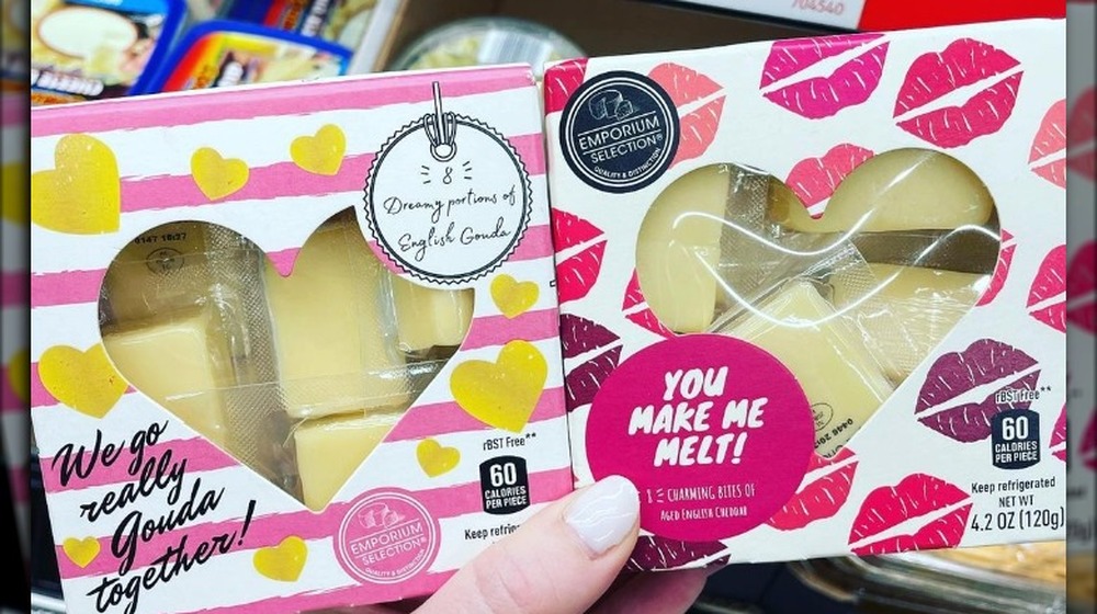 Aldi Valentine's cheese boxes