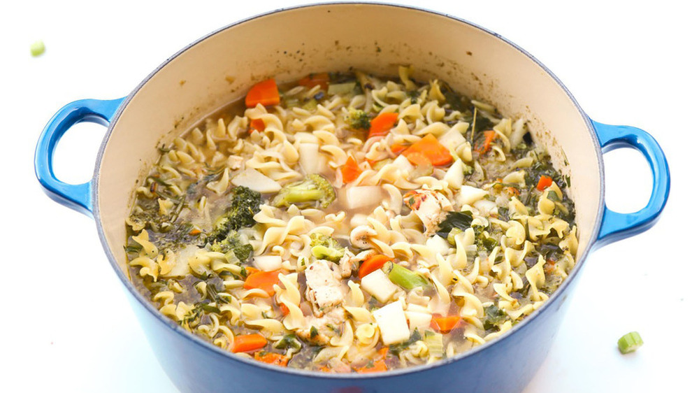 One-pot chicken noodle soup