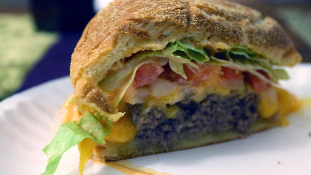 Steamed  cheeseburger