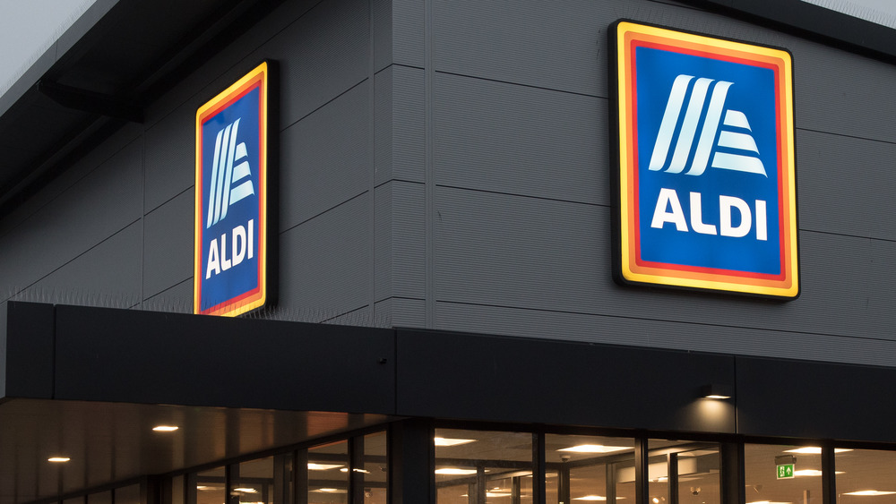 Aldi in the evening