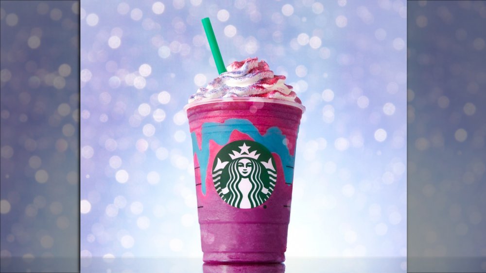 Unicorn Frappuccino from Starbucks