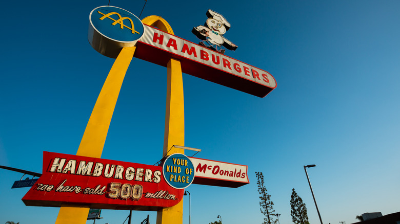 The original McDonald's sign