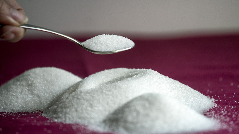 pile of sugar