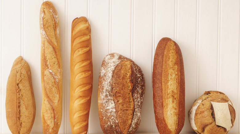 Various loaves of bread