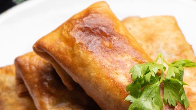 a crispy chimichanga