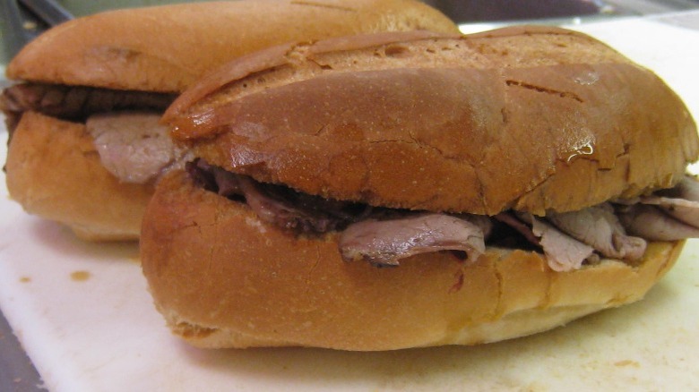 philippe's french dip sandwiches