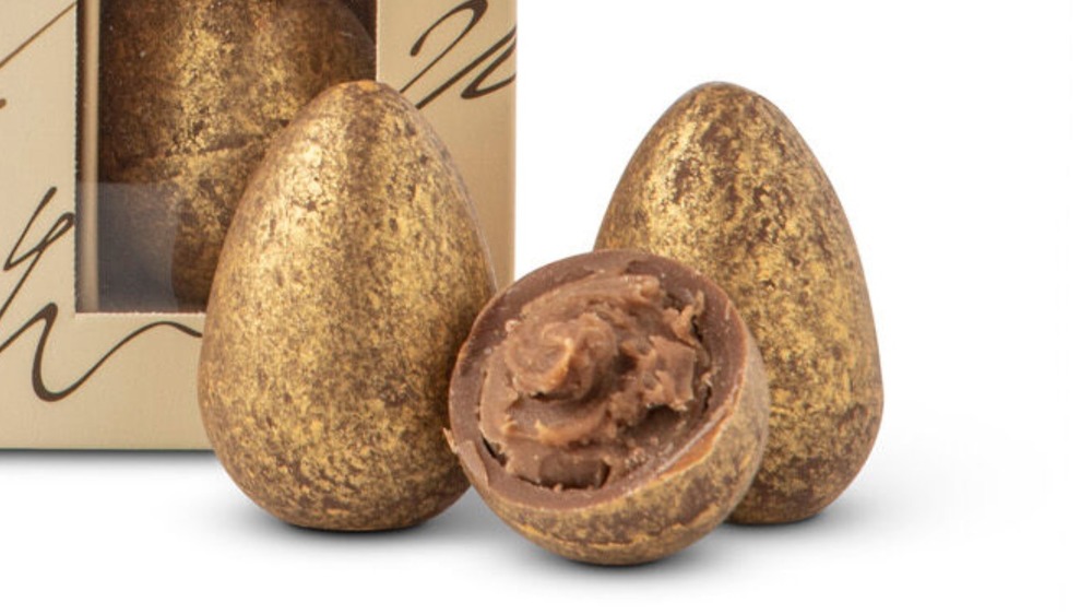 Interior of Baileys chocolate eggs