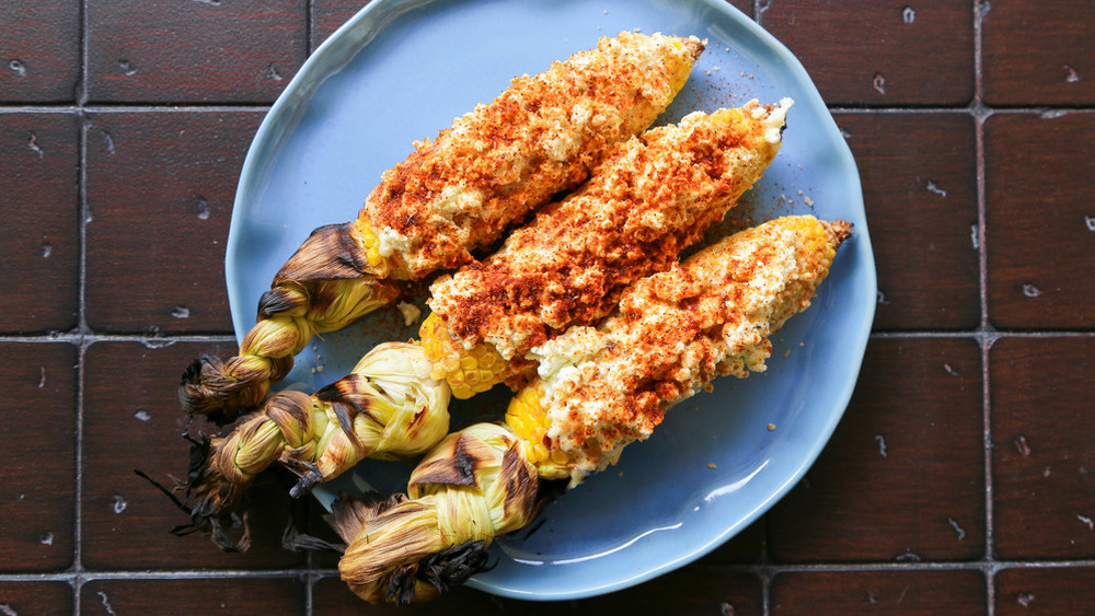 Mexican street corn with cheese