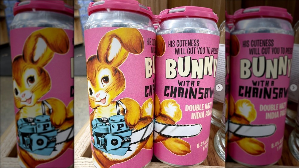 Bunny with a Chainsaw beer