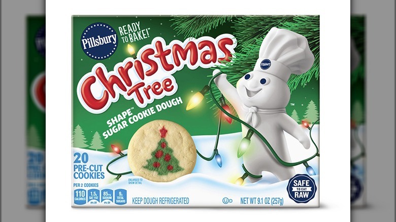 Pillsbury Christmas Tree Sugar Cookie Dough