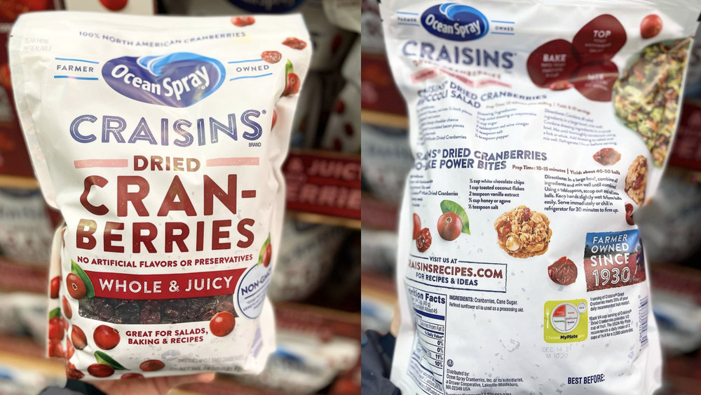 Craisins on sale at Costco