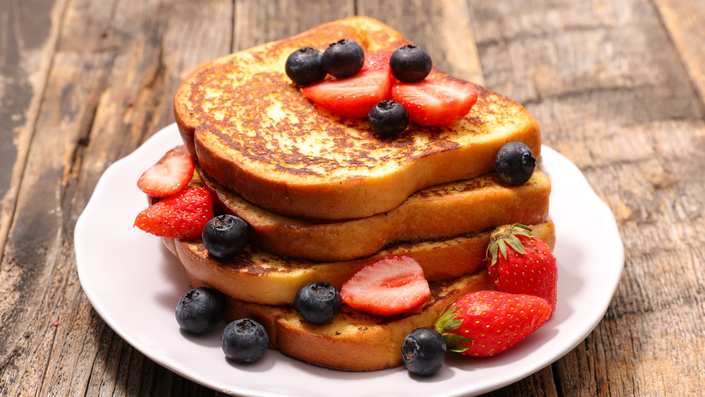 French toast on a plate