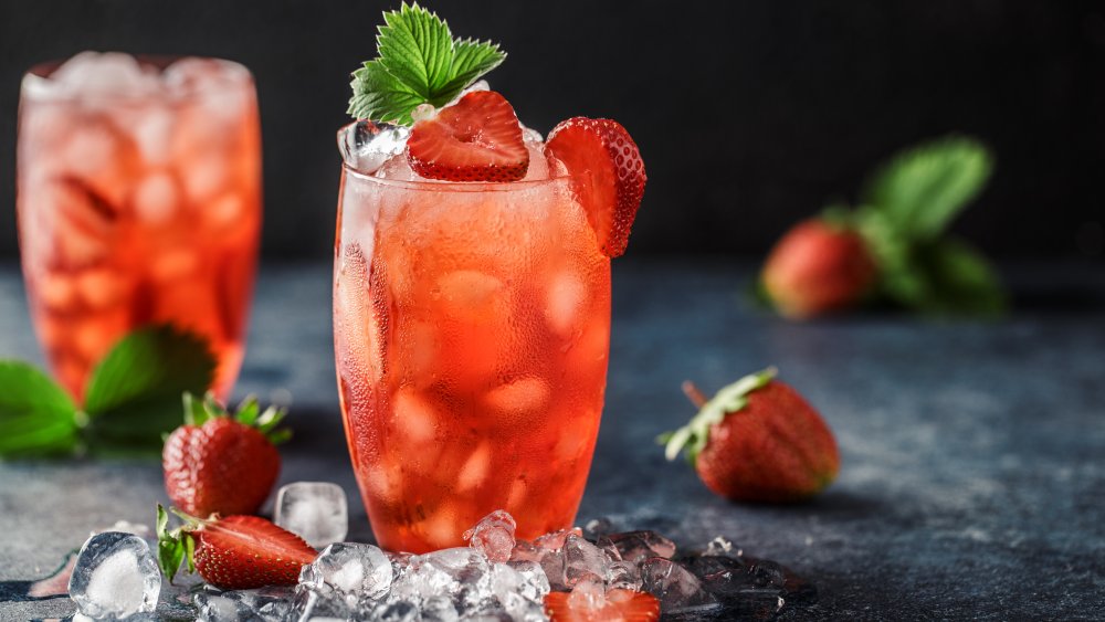 Strawberry cocktail